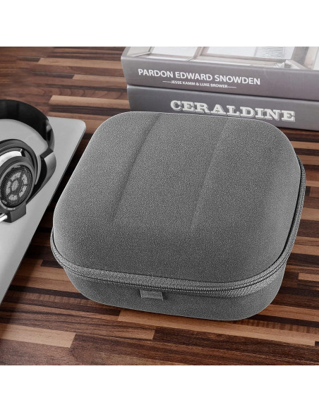 Funda Geekria para Auriculares Grandes Gris - Concha Dura Funda Geekria para Auriculares Grandes Gris - Concha Dura