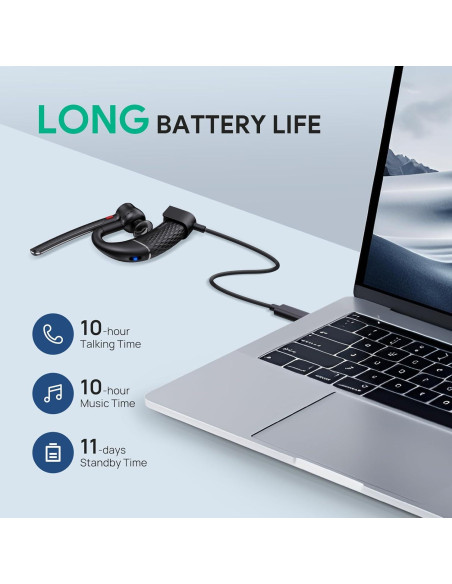 Auricular Bluetooth Yealink BH71 Lite Inalámbrico 10h Batería Auricular Bluetooth Yealink BH71 Lite Inalámbrico 10h Batería