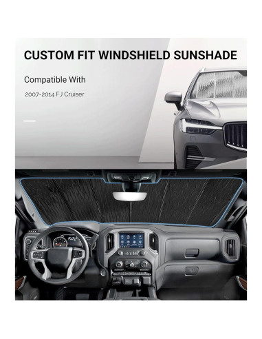 Protector Solar Parabrisas Pigenius para Toyota FJ Cruiser 2007-2014
