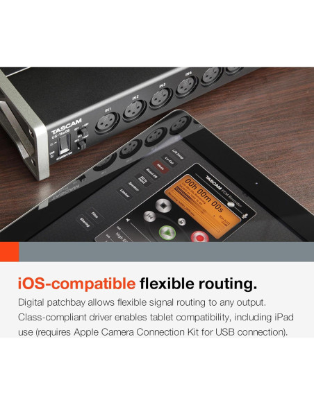 Interfaz de Audio/MIDI USB Tascam US-16x08 16 Entradas 2.77 kg Interfaz de Audio/MIDI USB Tascam US-16x08 16 Entradas 2.77 kg