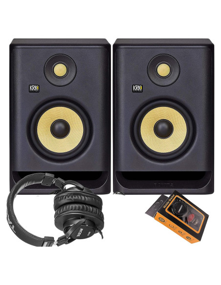 Monitores de Estudio KRK RP5 G4 + Auriculares TH-MX2 + Soporte Monitores de Estudio KRK RP5 G4 + Auriculares TH-MX2 + Soporte