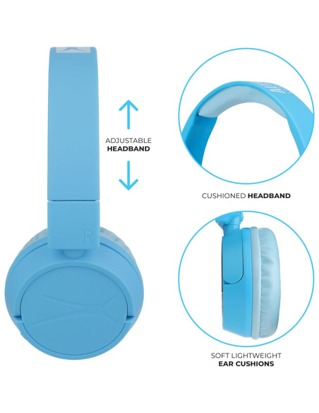Auriculares Bluetooth Altec Lansing MZX250 Niños Plegables 85dB Auriculares Bluetooth Altec Lansing MZX250 Niños Plegables 85dB