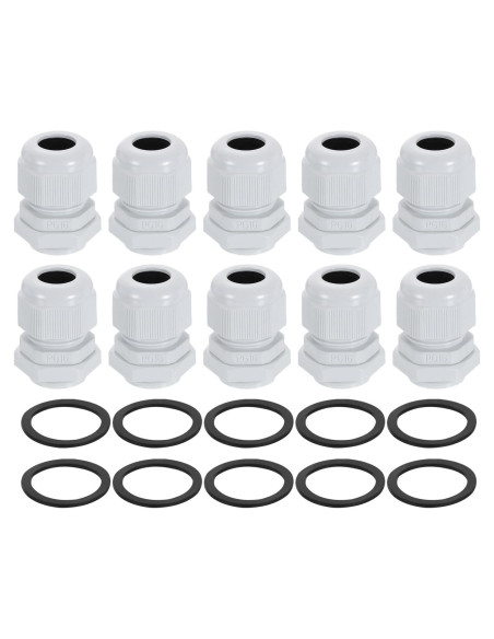 Garras de Cable PG16 uxcell 10 Pcs Nylon Impermeables 10-13mm Garras de Cable PG16 uxcell 10 Pcs Nylon Impermeables 10-13mm