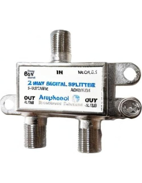 Divisor Coaxial Digital 2 Vías Amphenol MoCA 2.5 ABS312H Divisor Coaxial Digital 2 Vías Amphenol MoCA 2.5 ABS312H
