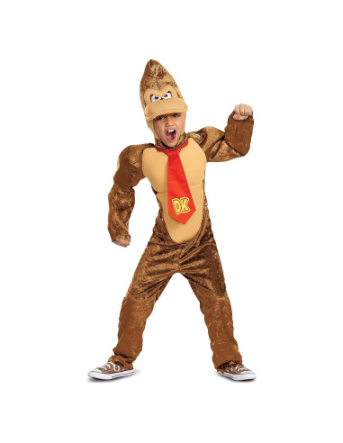 Disfraz Deluxe Donkey Kong para Niños Disguise - Talla Mediana