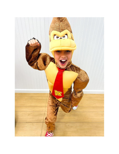 Disfraz Deluxe Donkey Kong para Niños Disguise - Talla Mediana