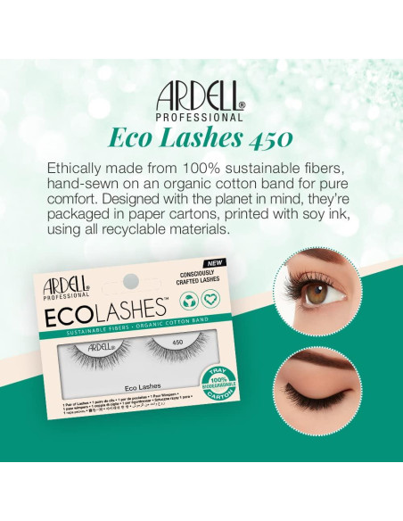 Pestañas Postizas Ardell Eco Lashes 450 - Sostenibles y Ligeras Pestañas Postizas Ardell Eco Lashes 450 - Sostenibles y Ligeras