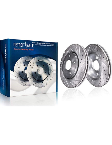 Kit de frenos 8 piezas Detroit Axle para Toyota Corolla 2019-2024