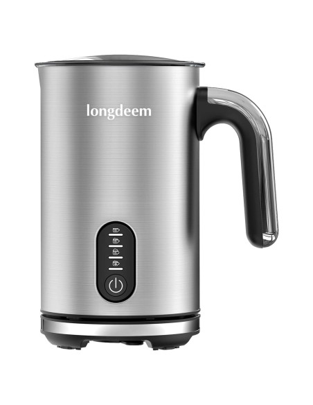 Espumador de Leche Eléctrico LONGDEEM 4 en 1 Acero Inoxidable 295 ml Espumador de Leche Eléctrico LONGDEEM 4 en 1 Acero Inoxidable 295 ml