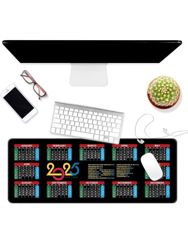 Alfombrilla de Mouse Grande Dynippy XXL 80x30cm Calendario 2025