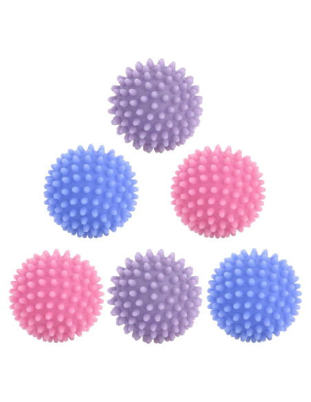 Bolas de Secado Reutilizables SGZN - Set de 6 Colores Mezclados Bolas de Secado Reutilizables SGZN - Set de 6 Colores Mezclados