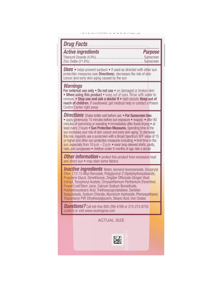 Protector Solar Mineral Neutrogena Purescreen+ SPF 30 41.2 ml