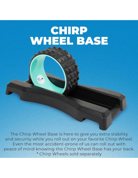 Paquete de 3 Rodillos de Espuma Chirp Wheel + Base - Alivio Espalda Paquete de 3 Rodillos de Espuma Chirp Wheel + Base - Alivio Espalda