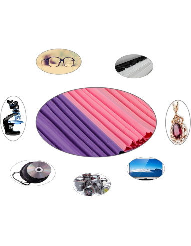 Paquete de 20 paños de limpieza microfibra ColorYourLife - Morado y Rosa