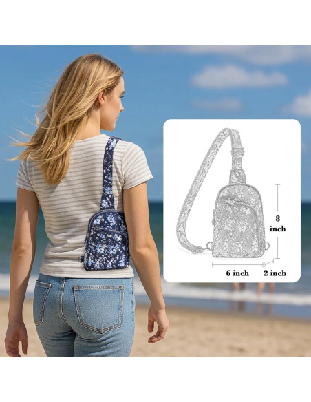 Bolsa Cruzada Ajustable INICAT con Bloqueo RFID para Mujeres Bolsa Cruzada Ajustable INICAT con Bloqueo RFID para Mujeres