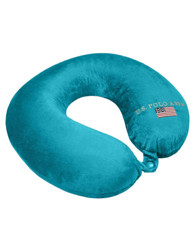 Almohada de Viaje U.S. Polo Assn. Espuma de Memoria Verde