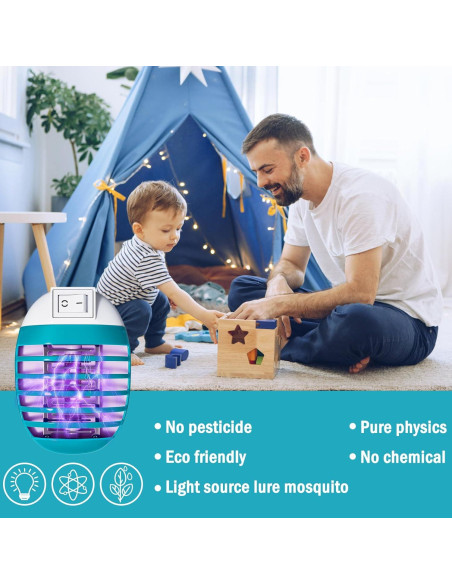 Paquete de 2 trampas eléctricas para insectos Hywean Zapper Paquete de 2 trampas eléctricas para insectos Hywean Zapper
