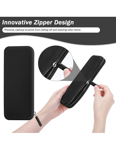 Soporte de Brochas de Maquillaje Etercycle Negro 20 Piezas