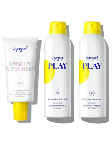 Supergoop! Paquete de Protectores Solares SPF 50 - 50 ml + 2x177 ml Supergoop! Paquete de Protectores Solares SPF 50 - 50 ml + 2x177 ml