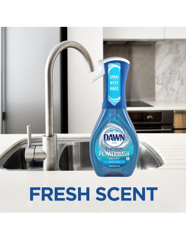 Dawn Powerwash Spray para Platos 1 Spray + 3 Recargas Fresco