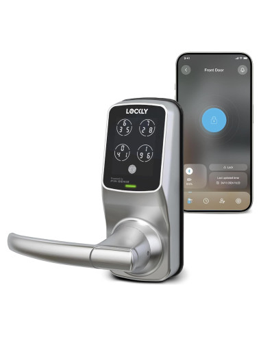 Cerradura Inteligente Lockly 6S Bluetooth Sin Llave Níquel Satinado