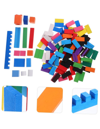 Set de Juego de Dominó de Madera LIOOBO 120 Piezas Educativo