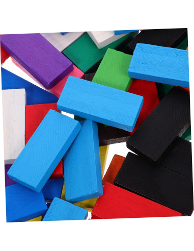 Set de Juego de Dominó de Madera LIOOBO 120 Piezas Educativo