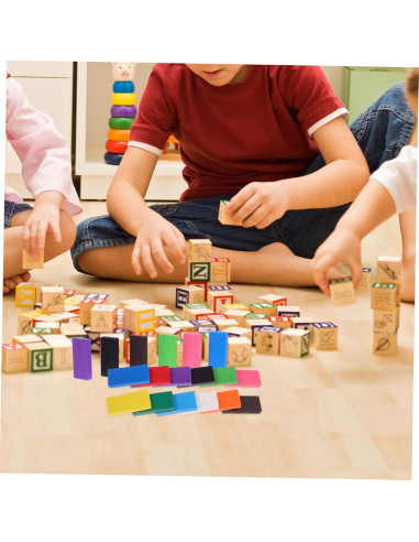 Set de Juego de Dominó de Madera LIOOBO 120 Piezas Educativo