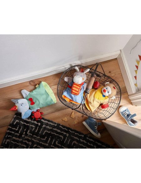Títere Musical de Guante HABA Burro con Tambor 32.39 cm Títere Musical de Guante HABA Burro con Tambor 32.39 cm