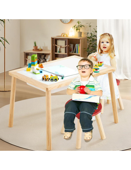 Taburete Infantil de Madera Beright 23 cm Rojo para Niños Taburete Infantil de Madera Beright 23 cm Rojo para Niños