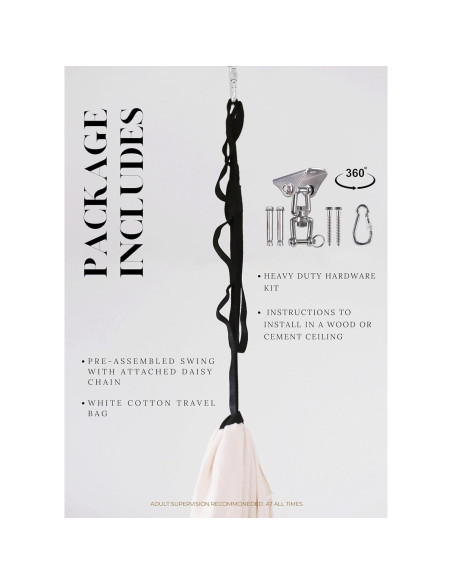 Columpio Sensorial Marlowe & Co Doble Capa 90 kg Sage Columpio Sensorial Marlowe & Co Doble Capa 90 kg Sage