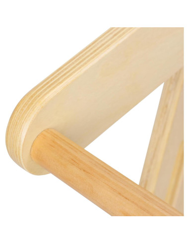 Torre de Aprendizaje Plegable Beige para Niños 12 Meses a 6 Años