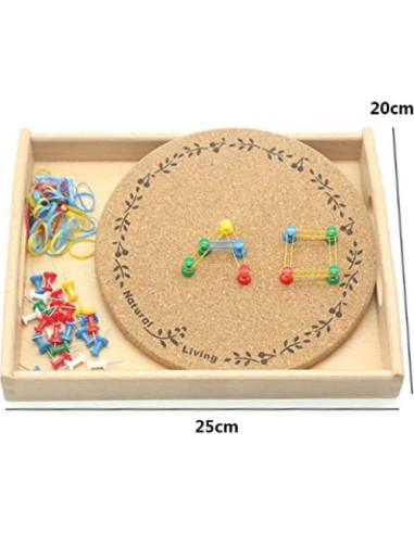 Juego de Martillo y Clavos DANNI Montessori Juguete Educativo