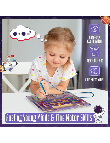 Laberinto Magnético Montessori Beauty Mental 29.84 cm para Niños