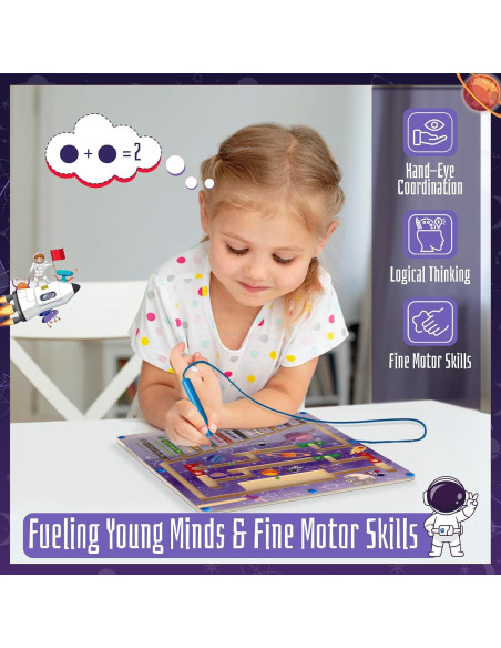 Laberinto Magnético Montessori Beauty Mental 29.84 cm para Niños Laberinto Magnético Montessori Beauty Mental 29.84 cm para Niños