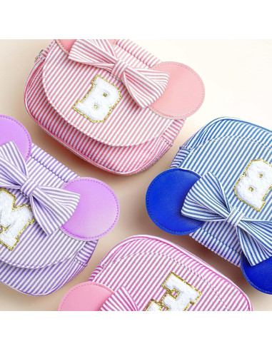 Bolsa de Cintura Rosa para Niñas con Iniciales Personalizadas
