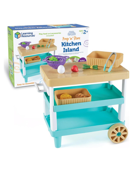 Isla de Cocina de Juguete Learning Resources 3 Niveles 11 Piezas Isla de Cocina de Juguete Learning Resources 3 Niveles 11 Piezas