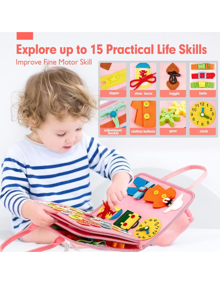 Tablero Ocupado Montessori Hahaland 8 Páginas para Niños Tablero Ocupado Montessori Hahaland 8 Páginas para Niños
