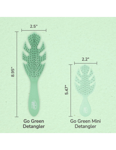 Desenredador Go Green WetBrush Verde 1 Cuenta 117g Desenredador Go Green WetBrush Verde 1 Cuenta 117g