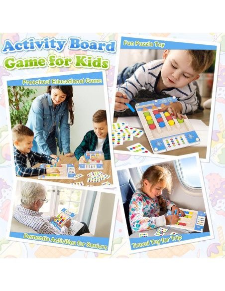 Juguete Educativo Sensorial de Madera TMGOT para Niños 4-7 Años Juguete Educativo Sensorial de Madera TMGOT para Niños 4-7 Años