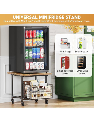 Soporte para Mini Refrigerador Hongtamoya Marrón 50x50 cm