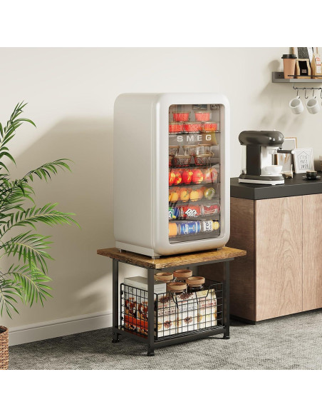 Soporte para Mini Refrigerador Hongtamoya Marrón 50x50 cm Soporte para Mini Refrigerador Hongtamoya Marrón 50x50 cm
