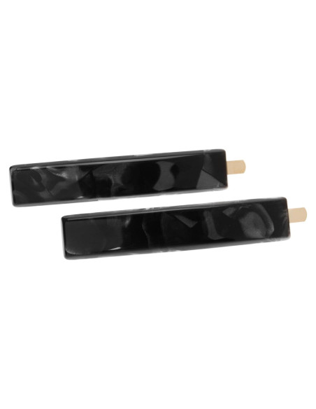 Horquillas France Luxe Mod Nacro Negro - Hechas a Mano Horquillas France Luxe Mod Nacro Negro - Hechas a Mano