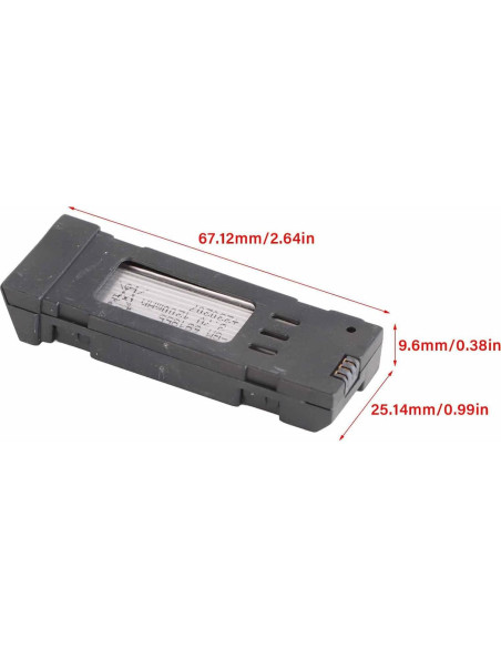 Batería de Litio 3.7V 1200mAh Zerone para Drone E58 L800 JY019 Batería de Litio 3.7V 1200mAh Zerone para Drone E58 L800 JY019