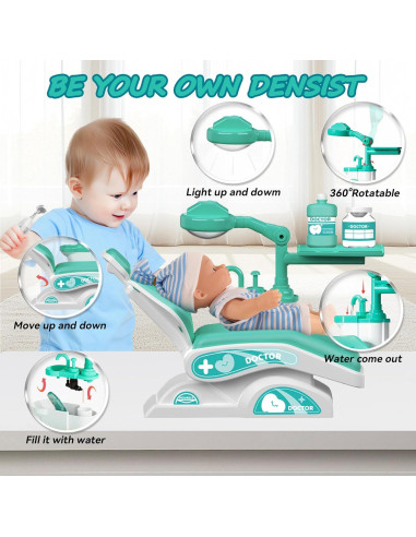 Juego de Dentista para Niños Chuangzhaowenhua, 20 Piezas