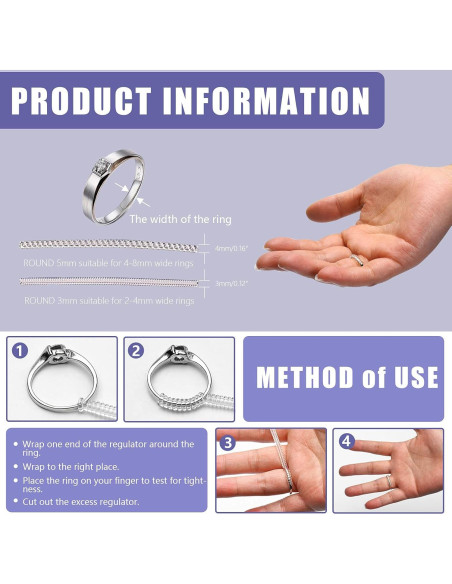 Kit de Herramientas de Medición de Tamaño de Anillo Wokape 12 Piezas Kit de Herramientas de Medición de Tamaño de Anillo Wokape 12 Piezas