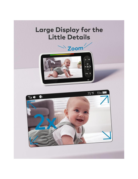 Cámara para Bebés UKSUP SM652 480p Wi-Fi Interior Cámara para Bebés UKSUP SM652 480p Wi-Fi Interior