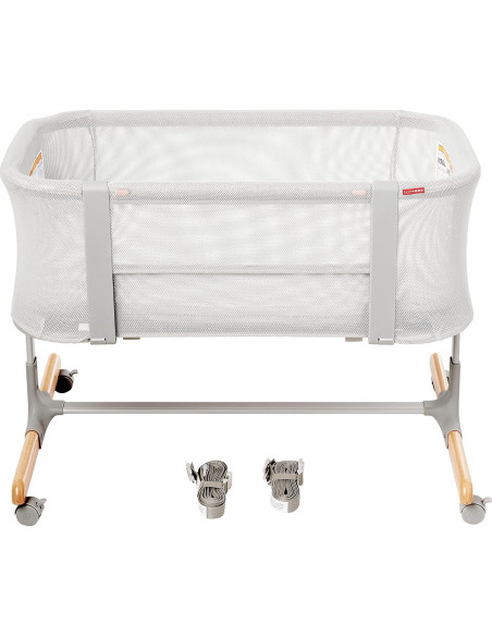 Cuna para Bebé Skip Hop 2-en-1 Lateral e Independiente Gris Cuna para Bebé Skip Hop 2-en-1 Lateral e Independiente Gris