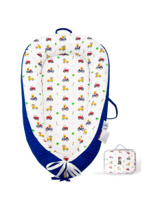 Cuna para Bebés Reversible Algodón Suave 0-24 Meses