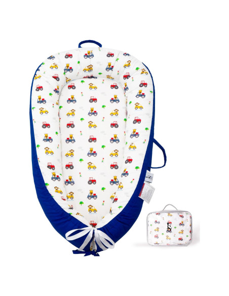 Cuna para Bebés Reversible Algodón Suave 0-24 Meses Cuna para Bebés Reversible Algodón Suave 0-24 Meses